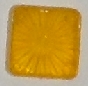Square Starburst Playfield Insert 1 Inch - Transparent Yellow 50-38-16 / 03-7979-16