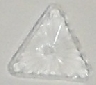 Triangle Starburst Playfield Insert 1.18 Inch - Clear 50-39-13 / 03-8148-13 / 03-8489-13