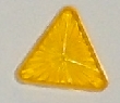 Triangle Starburst Playfield Insert 1.18 Inch - Transparent Yellow 50-39-16 / 03-8148-16 / 03-8489-1