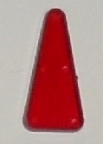 Arrow Triangle Starburst Playfield Insert 2 Inch - Transparent Red 50-6-9 / 03-7730-9