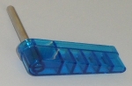 Transparent Lt. Blue Flipper Bat - Stern Style (repl 515-5133-06)