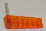Transparent Orange Flipper Bat - Stern Style (repl 515-5133-06)