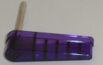 Transparent Purple Flipper Bat - Stern Style (repl 515-5133-06)