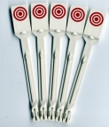 Bally TOMBSTONE Target Set - Red Bullseye (5 Targets)