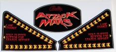 Attack From Mars Apron Decal Set