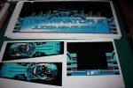 Terminator 2 silkscreened cab set 5pc