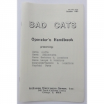 Operator Handbook - Bad Cats 16-575-103