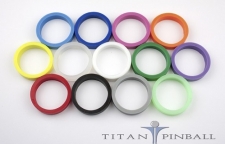 Titan competition silicone Gottlieb flipper rubber 3/8 inch BLACK