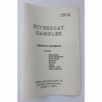 Operator Handbook - Riverboat Gambler 16-50007-103
