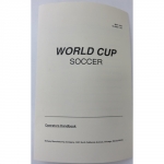 Operator Handbook - World Cup Soccer 16-50031-103