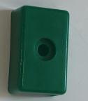 Deep Oblong Target Plastic Trans Green 03-8563-11