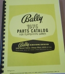 Bally 1976 Parts Catalog (PPS Reprint)