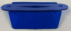 2 3/4 Inch Single Lane Guide Transparent Blue 03-7036-10