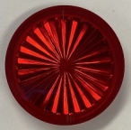 1-3/16 Inch Insert Circle Translucent Red 03-7643-9