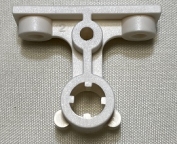 Base opto mounting plastic - White 03-8506-1