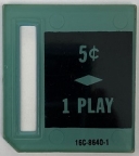 5c 1 Play Price Plate 16C-8640-1