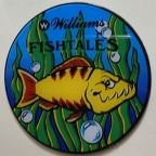 Fish Tales promo coaster Plastic NOS