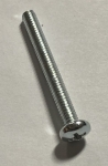 #8-32 x 1-1/2 Inch Zinc Plated Phillips Pan head Screw Bag of 10 4008-01005-24