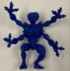 Martian Figure Blue Undecorated 23-6768B