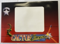 Cactus Canyon Coin Door Decal