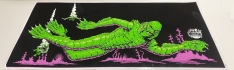 Creature from the Black Lagoon Cabinet Left Side Decal Pink
