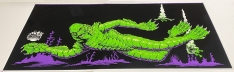 Creature from the Black Lagoon Cabinet Right Side Decal Purple