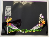 Creature from the Black Lagoon Coin Door Decal Pruple