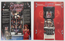 Diamond Lady Pinball Flyer Gottlieb