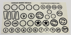 Gorgar Insert Decal Set - Laminated