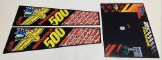 Indianapolis 500 Back Box and Coin Door Decal Set