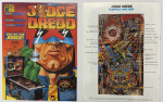 Judge Dredd Pinball Promotional Comic Book 6 Page Flyer