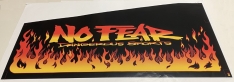 No Fear Cabinet Right Side Decal
