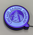 Chicago Gaming Company Pin-Sign
