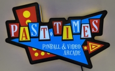 Past Times Arcade Pin-Sign