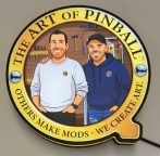 The Art of Pinball Logo(NEW) Pin-sign