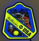 Pin*Bot Blue Badge Pin-Sign Extra Large