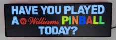 Williams Bumper Sticker Pin-Sign Extra Large
