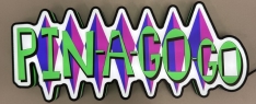 Pin-A-Go-Go Logo Pin-Sign Extra Large