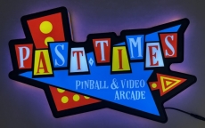 Past Times Arcade Pin-Sign Extra Large