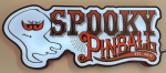 Spooky Pinball Pin-Sign Extra Large