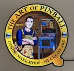 The Art of Pinball Logo(OLD) Pin-Sign Extra Large