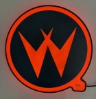 Williams Winged W Logo Black Pin-Sign Extra Large