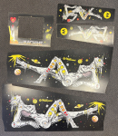 Radcal Rigid Game Cabinet Art - Bride of Pinbot (Black)