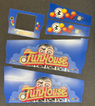 Radcal Rigid Game Cabinet Art - Funhouse