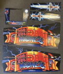 Radcal Rigid Game Cabinet Art - Medieval Madness