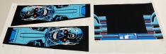 Terminator 2 Back Box and Coin Door Decal Set