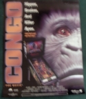 Original Congo Pinball Poster 28x22 Inch