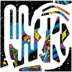 Flight 2000 Playfield Plastic Set with clear pieces