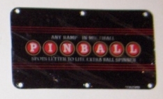 Playboy 35th (DE) Plastic 830-5405-04 Speaker Panel Plastic