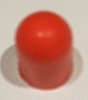 Colored Light Bulb Cap - RED (Thicker and Larger Than LB-1R)
